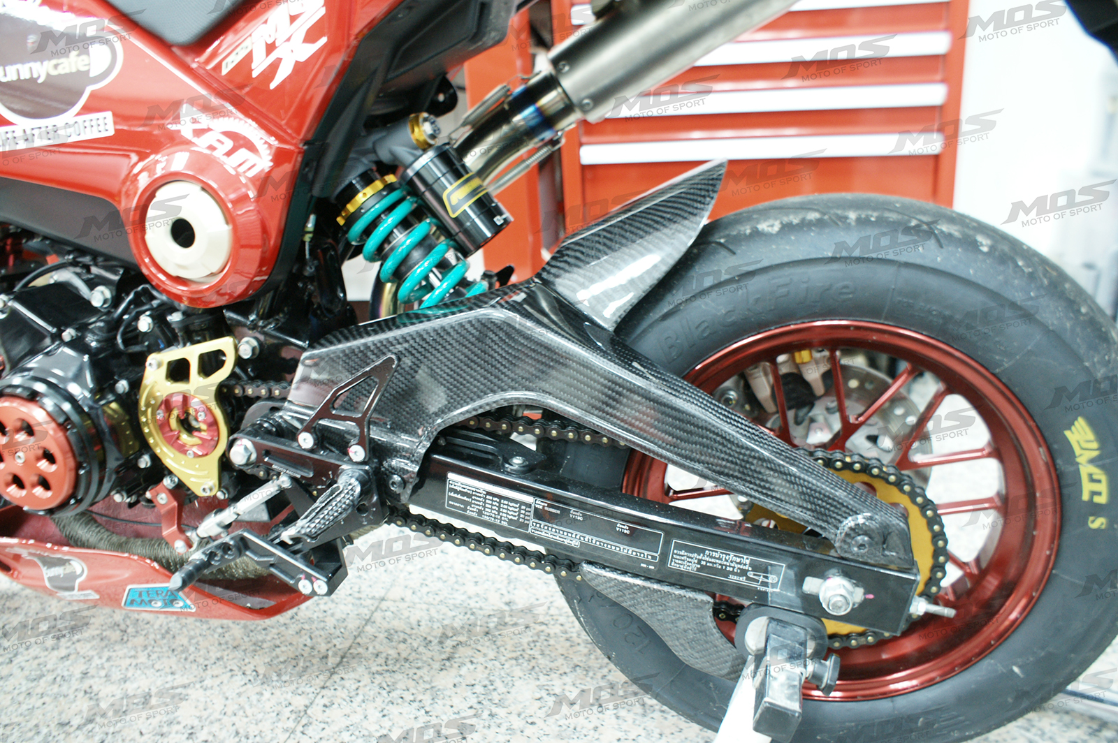 honda grom rear fender delete