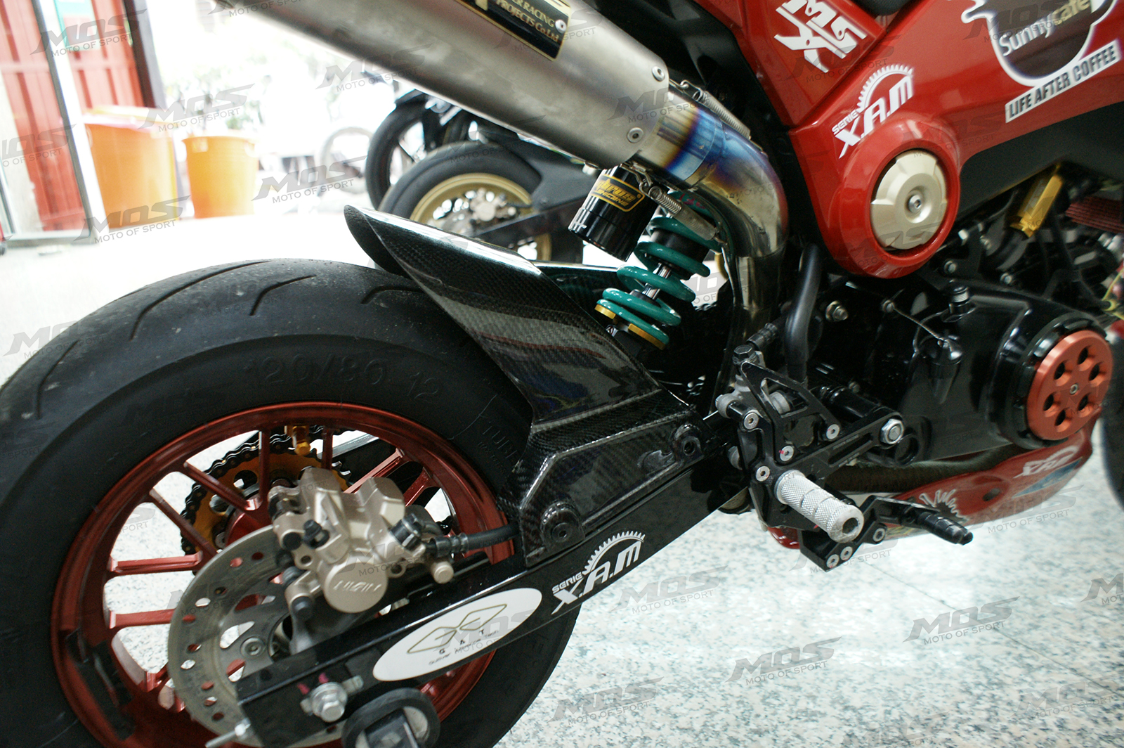 honda grom rear fender delete