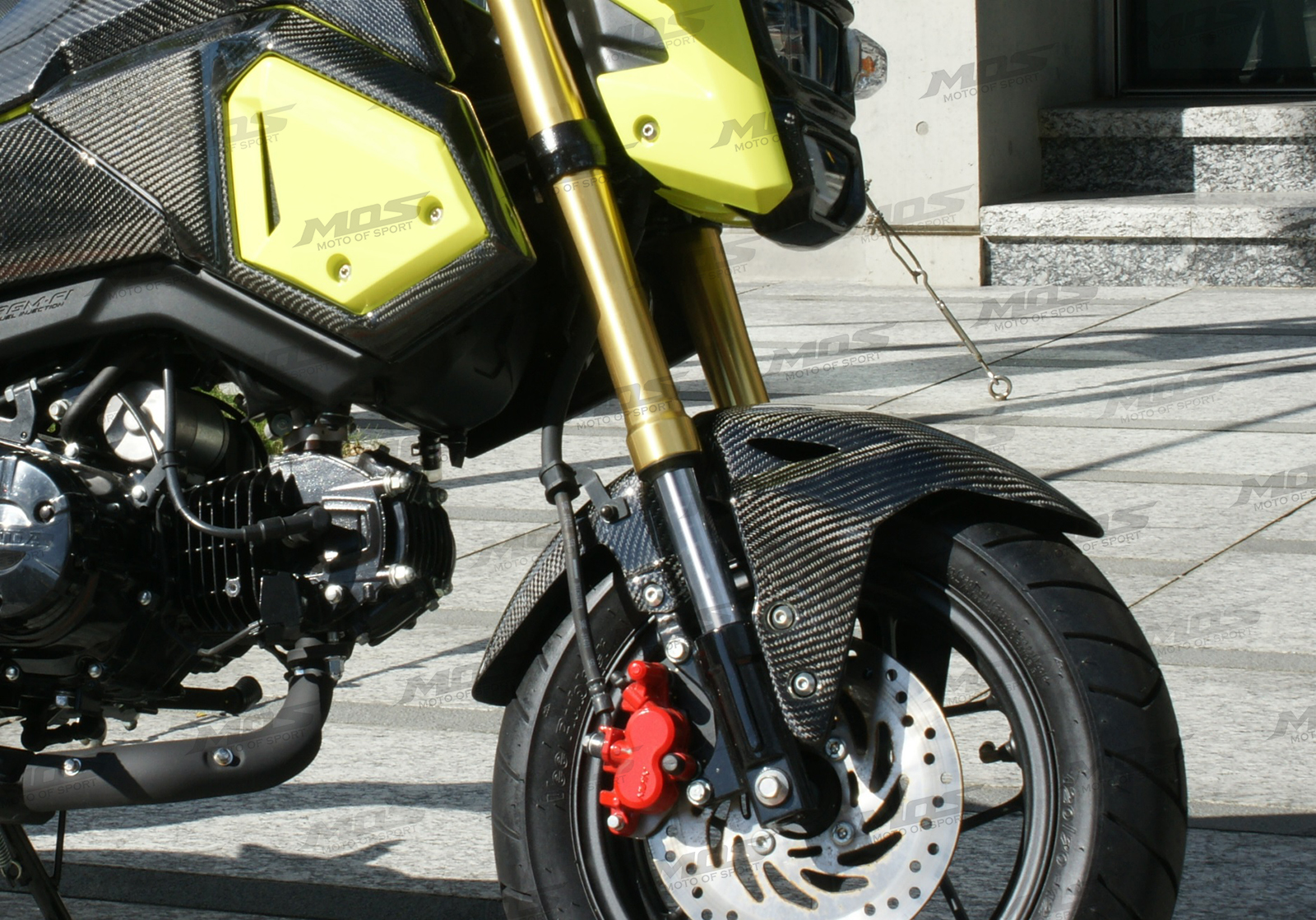 Carbon Fiber Side Front Covers for Honda Grom / MSX 125 2017 MOS