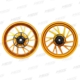 Forged Aluminum Alloy Wheels Set for Kymco AK550 2018-2020 Matt Golden 10 Spokes