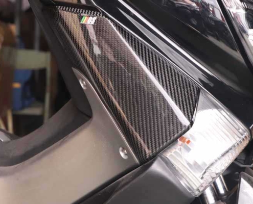 YAMAHA-NMAX 碳纖維方向燈左右側蓋、Carbon Fiber Front Turning Lights Upper Covers for Yamaha NMAX 125/155