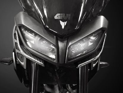 YAMAHA MT-09 碳纖維前下巴飾蓋、Carbon Fiber Headlight Lower Side Covers for Yamaha MT-09 FZ-09 2017-2020、YAMAHA MT-09 2017-2019 カーボン フロントリップ