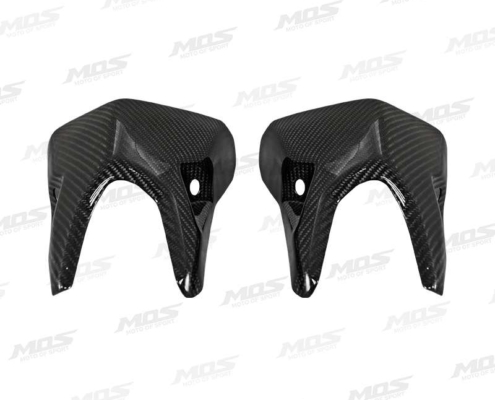 Carbon Fiber Muffler Guard Covers for Kawasaki Z1000 2014-2020 Z1000R 2017-2020、Kawasaki Z1000(14-16)碳纖維排氣管前段蓋組