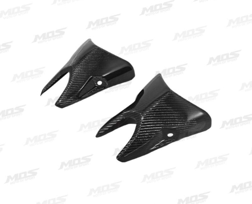 Carbon Fiber Muffler Guard Covers for Kawasaki Z1000 2014-2020 Z1000R 2017-2020、Z1000(14-16)碳纖維排氣管前段蓋組、