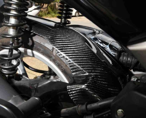 Carbon Fiber Rear Fender for Yamaha N-MAX 2015-2019、YAMAHA N-MAX (2015-2019) カーボン リアフェンダー、YAMAHA N-MAX碳纖維後土除