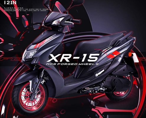 YAMAHA 12吋 XR15 鍛造輪框 15爪