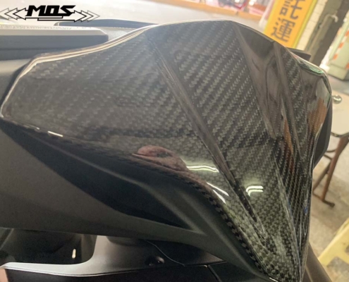 KYMCO_RTS125_RTS135_RTS R165_碳纖維龍頭小盾_實車照