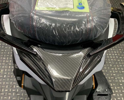 KYMCO_RTS125_RTS135_RTS-R165_碳纖維尾燈上蓋_實車照