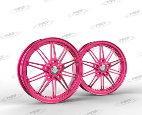 MOS_VESPA_GTS300_GT10鍛造輪框_桃紅