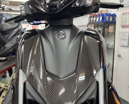 MOS勁戰7代Cygnus X125碳纖維下巴飾蓋