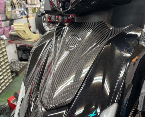 MOS勁戰7代125碳纖維大盾_實車照